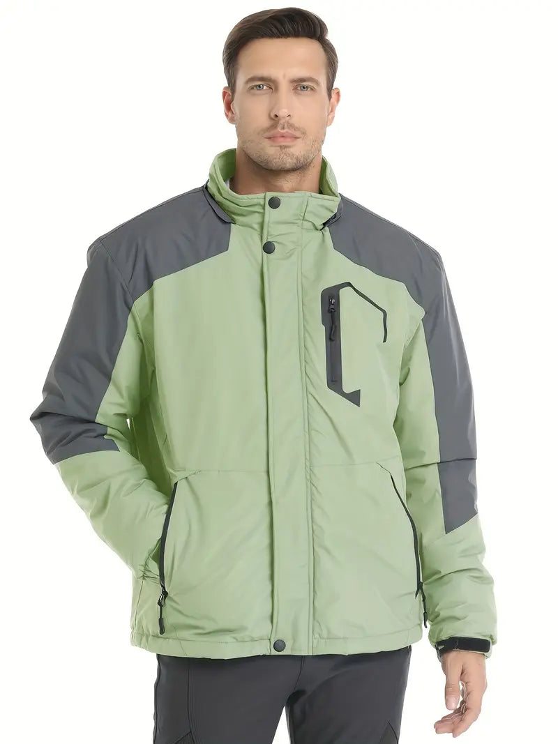 Veste d'extérieur décontractée avec capuche