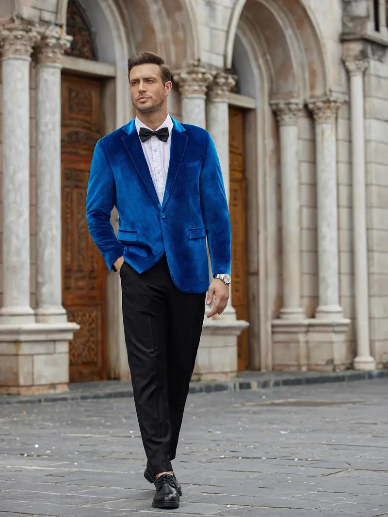 Blazer élégant à un bouton