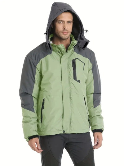 Veste d'extérieur décontractée avec capuche