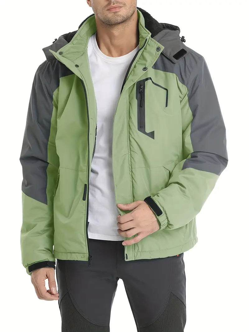Veste d'extérieur décontractée avec capuche